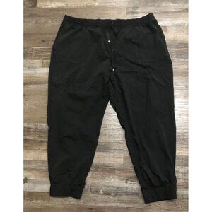 Fabletics Womens 3X Black Athletic Track Pants Joggers